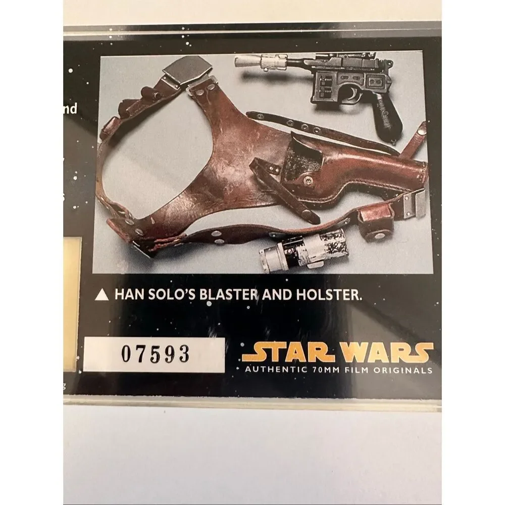 Vintage Star Wars authentic 70 mm film originals. Featuring Han Solo and Boba Fe